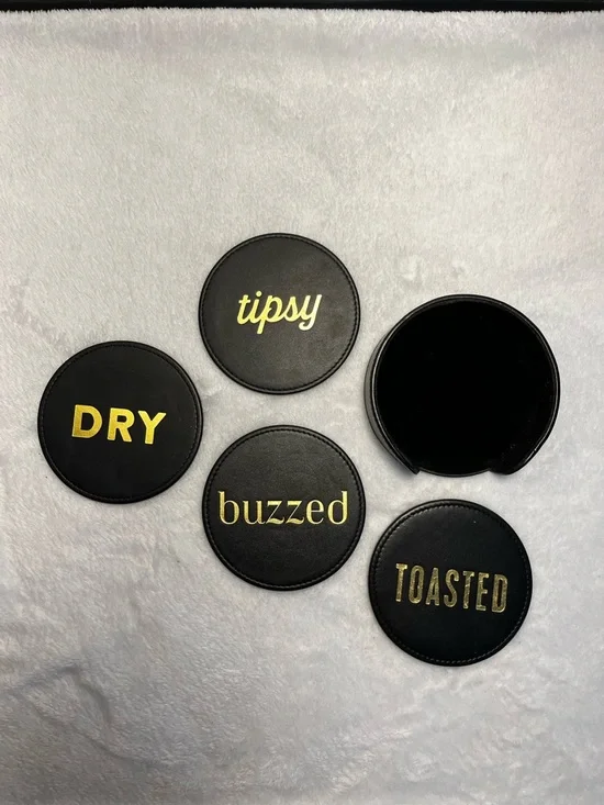 Drinking Coaster Set - Picture 1 of 4